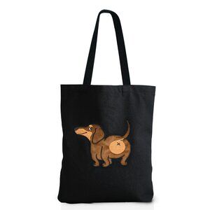 100% Cotton Tote Bag 12oz, Fluffy, Soft Velvet Applique